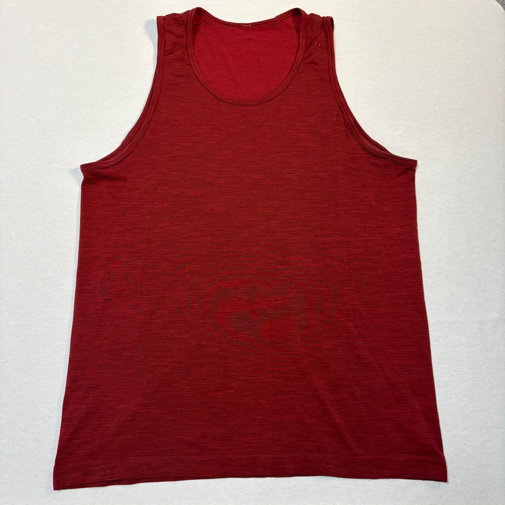 Lululemon Metal Vent Tech Tank Top Red Size M Excellent MSRP $58